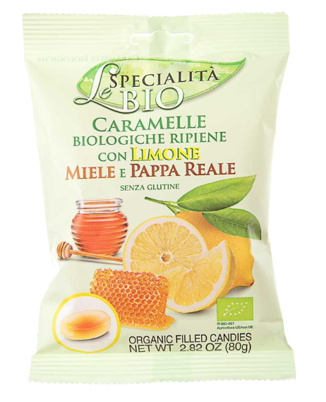 Леденцы Le Specialitа Bio с лимоном, мёдом и маточным молочком 80 г-15-mywater-stage.wvts.xyz