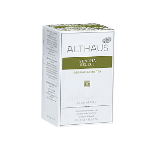 Чай Althaus Deli Packs BIO Sencha Select (20 пак) — фото 1
