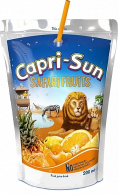 Напій соковмісний Capri-Sun Фруктове Сафарі 0,2 л — фото 1