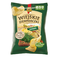 Чипси картопляні Wiejskie Ziemniaczki зі смаком кропу 130 г-1-mywater-stage.wvts.xyz