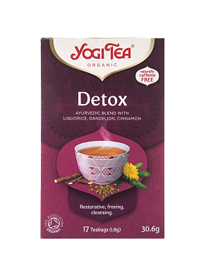 Чай травяной Yogi Tea с пряностями Детокс 30,6 г — фото 1
