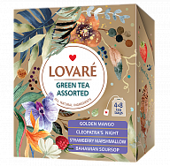 Чай Lovare Зеленый ассорти (32 пак)-mywater-stage.wvts.xyz
