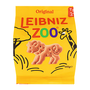 Печенье Leibniz Zoo сливочное 100 г — фото 1