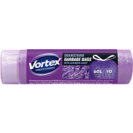 Пакеты для мусора Vortex HDPE с затяжкой фиолетовые с ароматом лаванды 60 л &times; 10 шт-2-mywater-stage.wvts.xyz