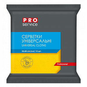 Салфетки для уборки Pro Service Standart целлюлозные жёлтые 10 шт — фото 1