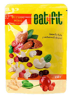 Суміш горіхово-фруктова Eat4Fit Фітнес мікс 150 г — фото 1