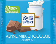 Шоколад Ritter Sport молочный с альпийским молоком 100 г-3-mywater-stage.wvts.xyz