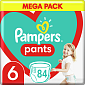 Подгузники-трусики Pampers Pants Giant Размер 6 (15+ кг), 84 шт — фото 1
