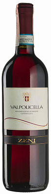 Вино Zeni Valpolicella виноградне натуральне сухе червоне 0,75 л — фото 1
