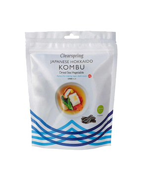 Водорості морські Clearspring Комбу Хоккайдо сушені 40 г — фото 1