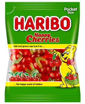 Желейные конфеты Haribo Happy Cherries неглазированные 85 г — фото 1