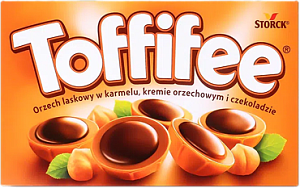 Конфеты Toffifee шоколадно-карамельные с цельным фундуком 125 г — фото 1