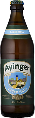 Пиво Ayinger Lager Hell світле фільтроване пастеризоване 0,5 л — фото 1