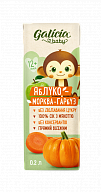 Cок Galicia Baby Яблоко-морковь-тыква с мякотью 0,2 л-1-mywater-stage.wvts.xyz