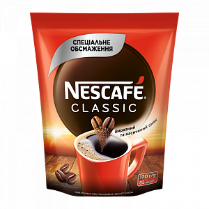 Кофе растворимый Nescafe Classic гранулированный 170 г — фото 1