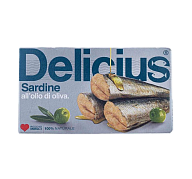 Сардини Delicius в оливковій олії 120 г-1-mywater-stage.wvts.xyz