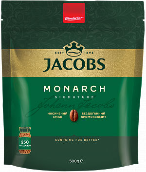 Кофе растворимый Jacobs Monarch 500 г — фото 1
