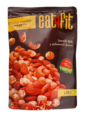 Суміш смажених горіхів Eat4Fit 150 г — фото 1