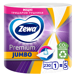 Полотенца бумажные Zewa Premium Jumbo 1 рулон — фото 1