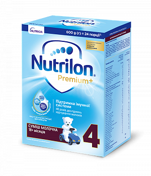 Смесь молочная сухая Nutrilon Premium+ 4, 600г — фото 1