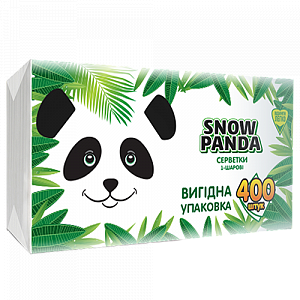 Салфетки столовые Снежная Панда 400 шт — фото 1