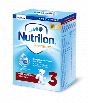 Смесь молочная сухая Nutrilon Premium+ 3, 600г — фото 1