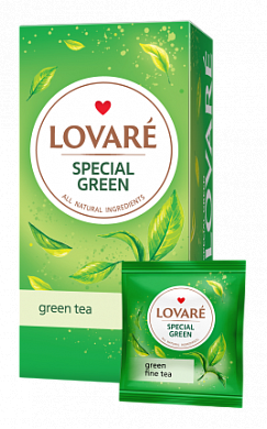 Чай Lovare Special Green (24 пак) — фото 1