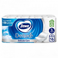 Туалетная бумага Zewa Deluxe трехслойная 16 рулонов-1-mywater-stage.wvts.xyz