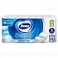 Туалетная бумага Zewa Deluxe трехслойная 16 рулонов — фото 1