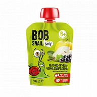 Пюре фруктово-ягідне "Яблуко-Груша-Чорна смородина" Bоb Snail для дітей від 6 місяців 90 г-6-mywater-stage.wvts.xyz
