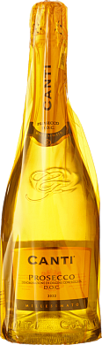 Вино Canti Prosecco Millesimato виноградне ігристе екстра-сухе біле 0,75 л — фото 1