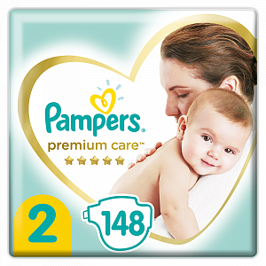 Подгузники Pampers Premium Care Размер 2 (4-8 кг), 148 шт — фото 1
