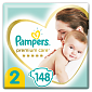Подгузники Pampers Premium Care Размер 2 (4-8 кг), 148 шт — фото 1