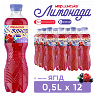 Моршинская Лимонада со вкусом ягод 0,5 л сокосодержащий среднегазированный напиток-1-mywater-stage.wvts.xyz
