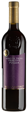 Вино Boccantino Nero di Troia Primitivo Puglia IGT виноградне натуральне сухе червоне 0,75 л — фото 1