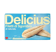 Філе скумбрії Delicius у власному соку 90 г-4-mywater-stage.wvts.xyz