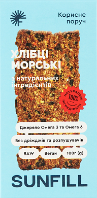 Хлебцы SunFill морские 100 г — фото 1