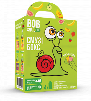 Набір продукції &ldquo;Смузі Бокс з Коміксом&rdquo; Bob Snail 480 г — фото 1